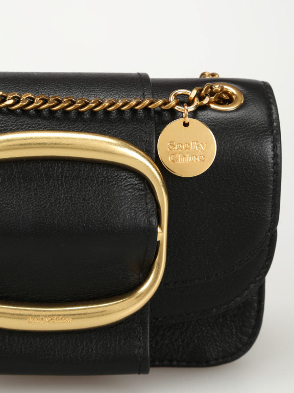 Hopper Small Leather Crossbody