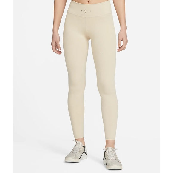 Nike Training Dri-FIT One Luxe 7/8 ribbed leggings