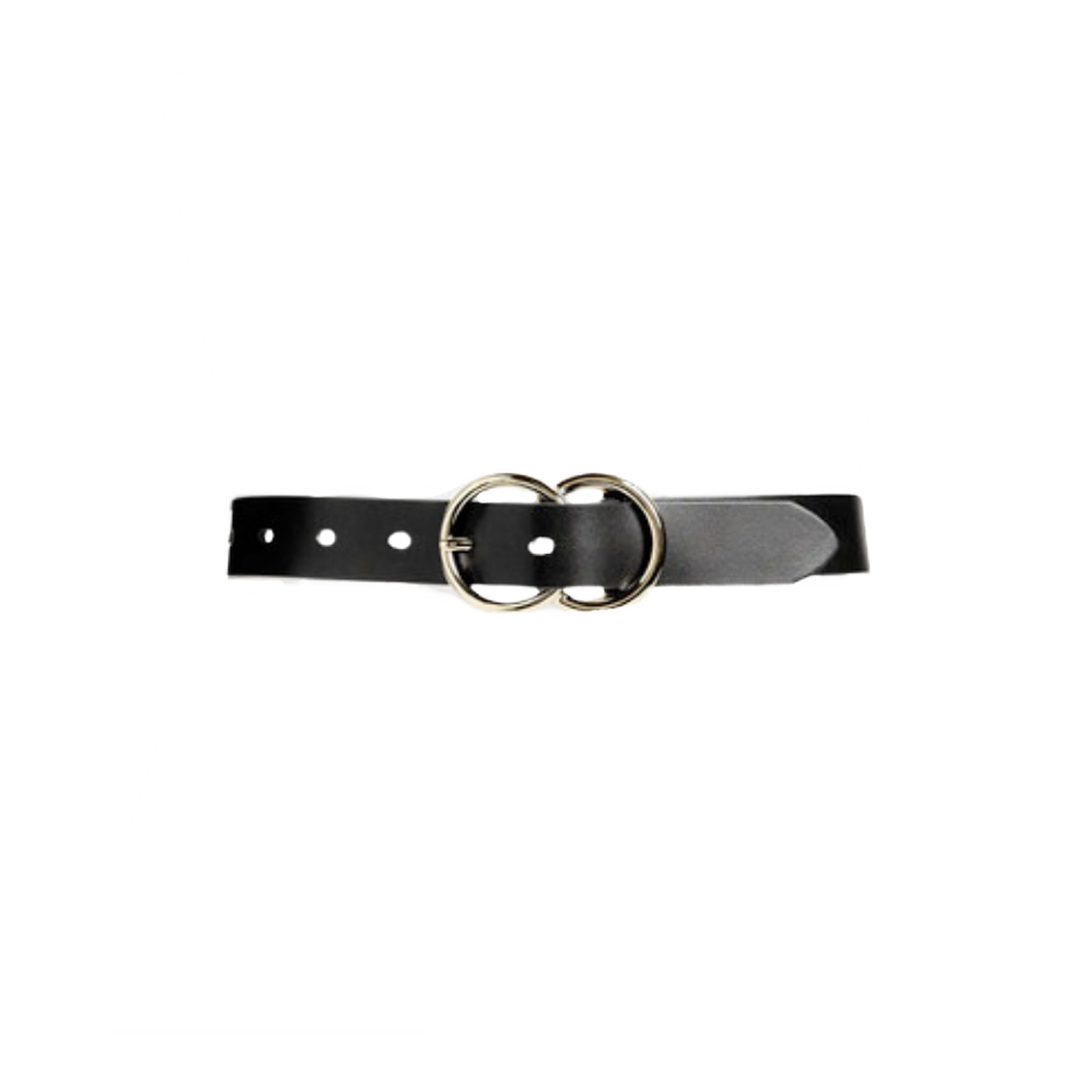 Double Ring Leather Belt