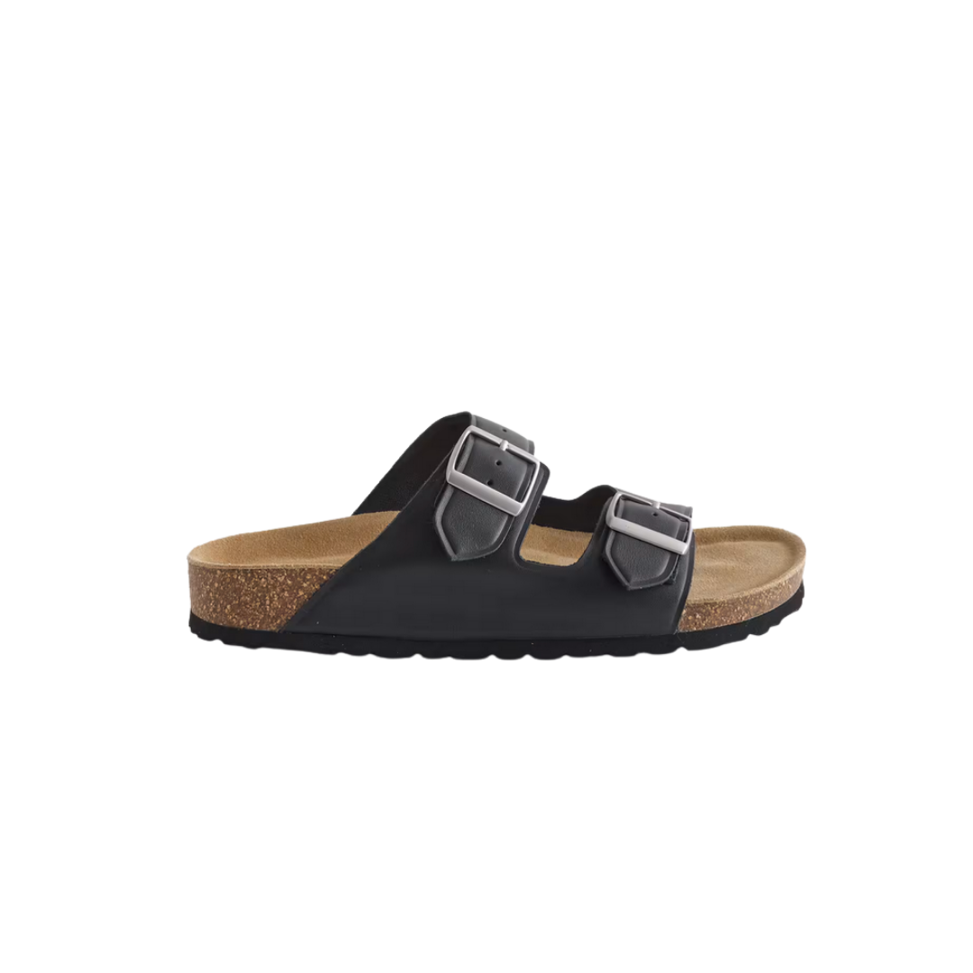 Nappa Leather Double Buckle Slide