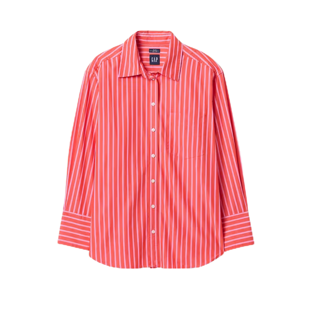 Organic Cotton Poplin Big Shirt