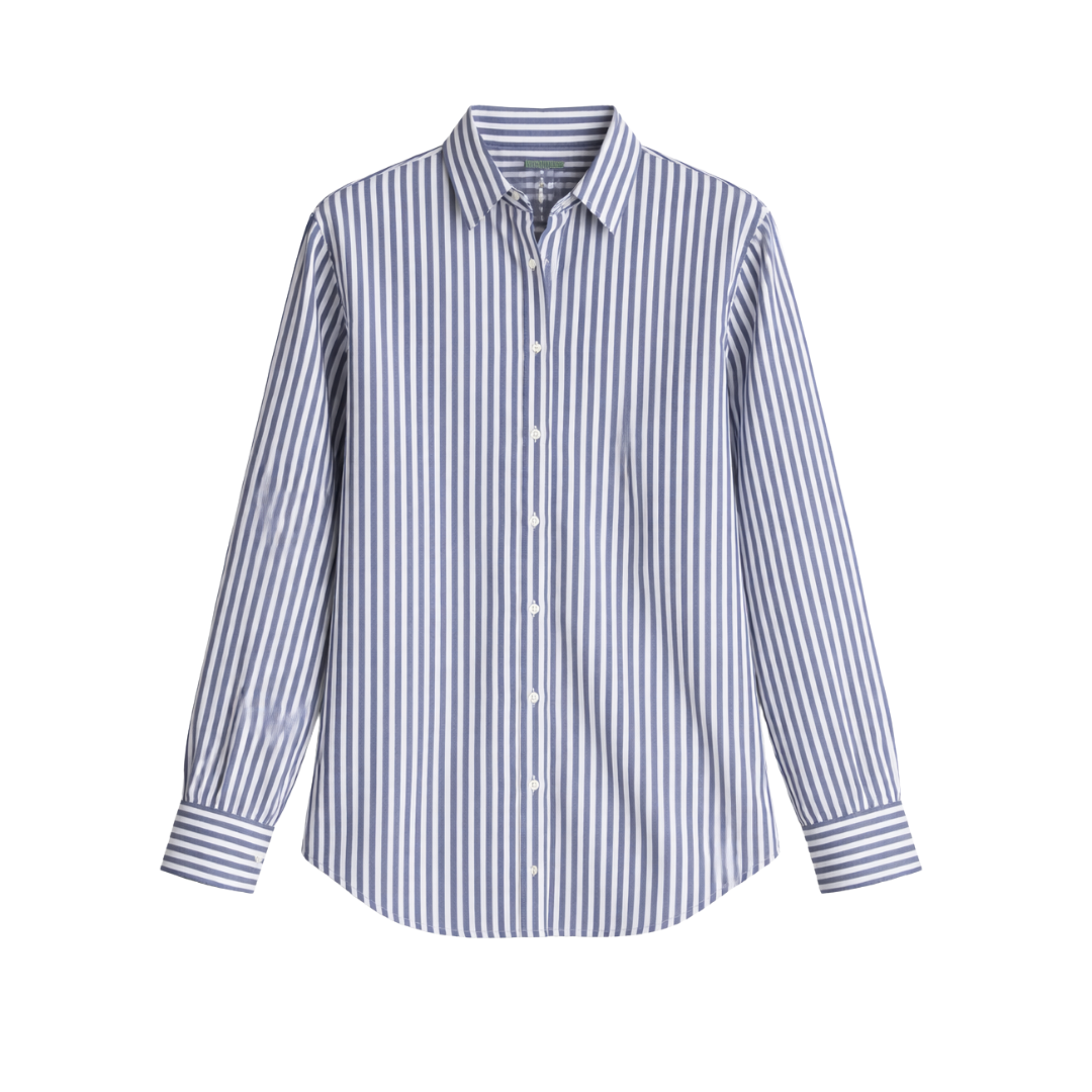 100% Organic Cotton Poplin Long Sleeve Shirt