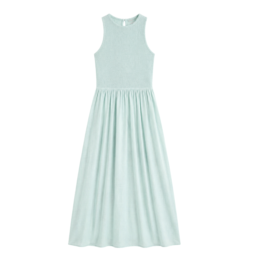 Malibu Stripe Smocked Dress