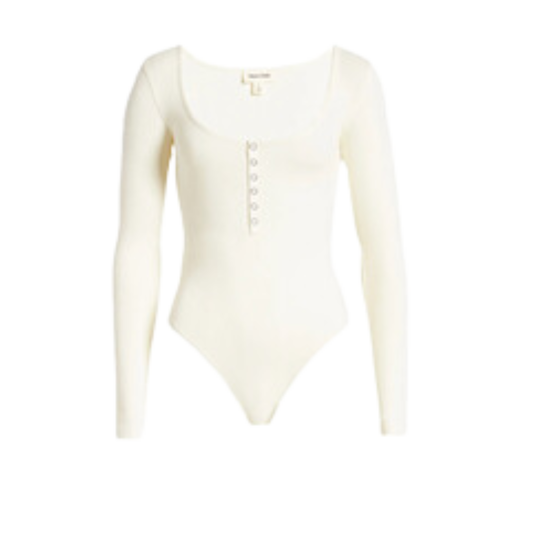 Henley Organic Cotton Blend Bodysuit