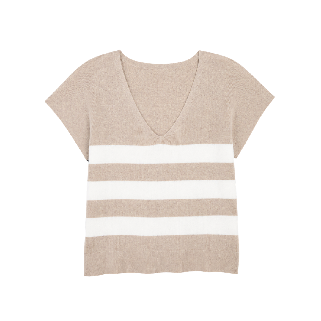 Octavia Block Stripe Sweater