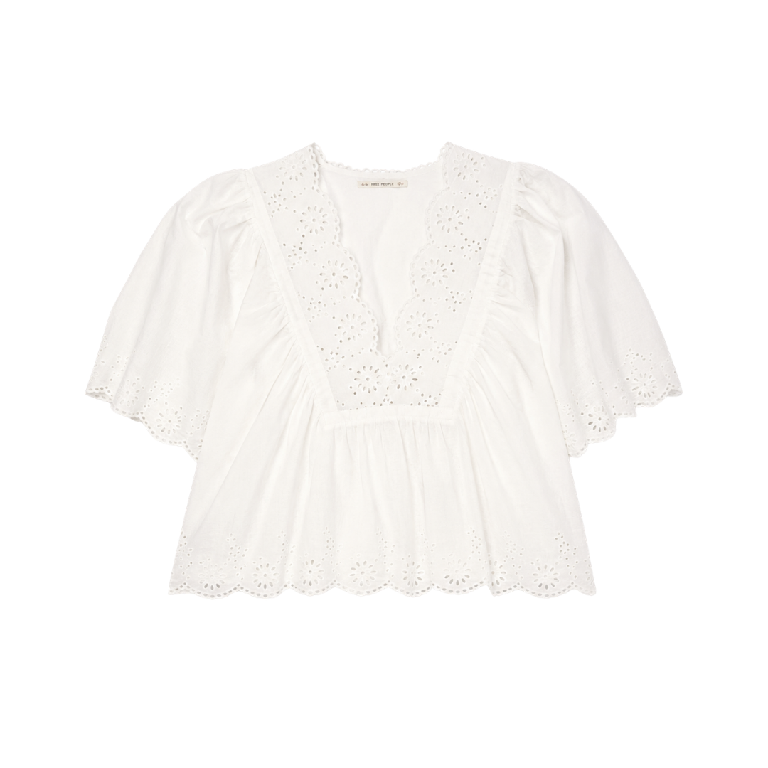 Costa Eyelet Top