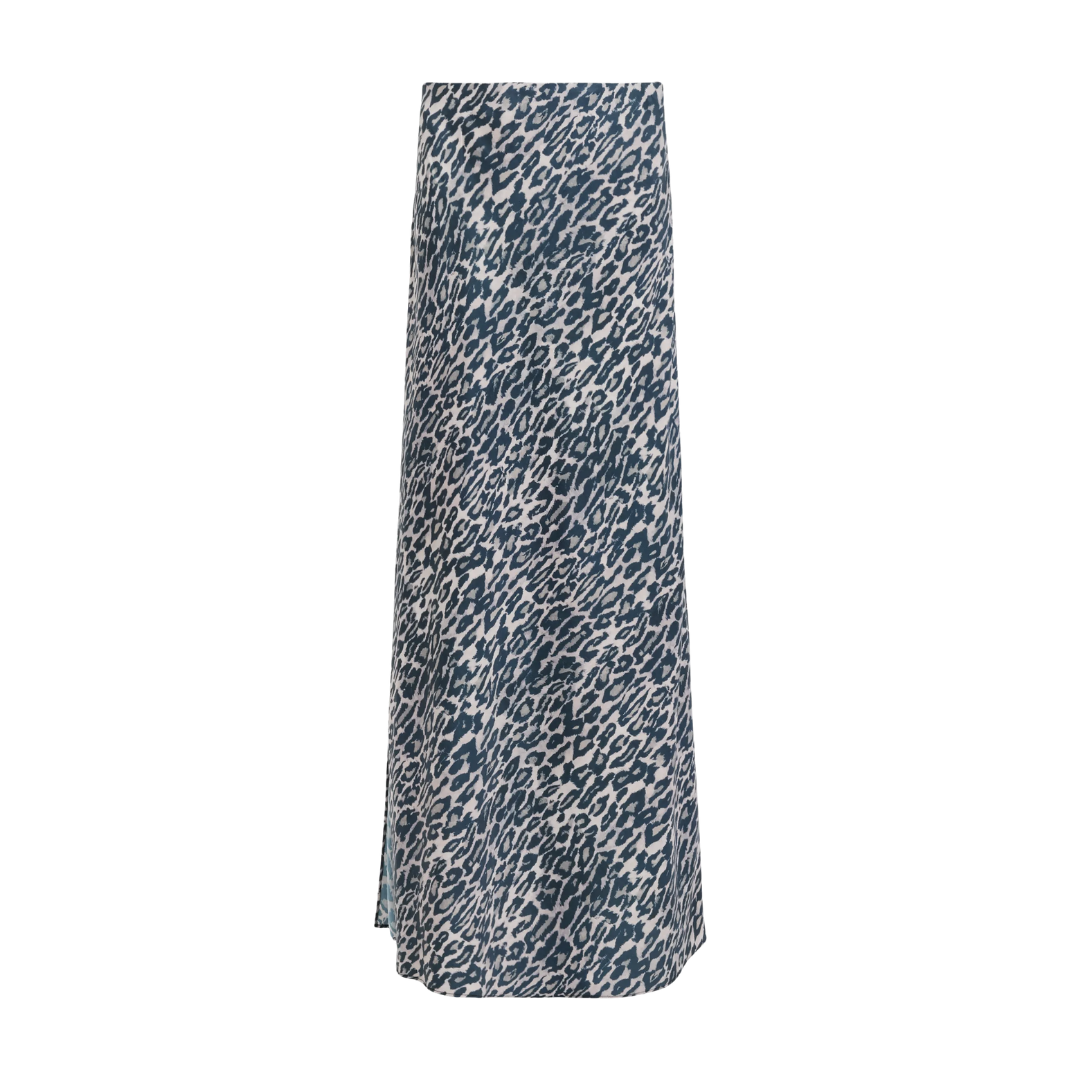 Bryony Leopard Print Slip Skirt