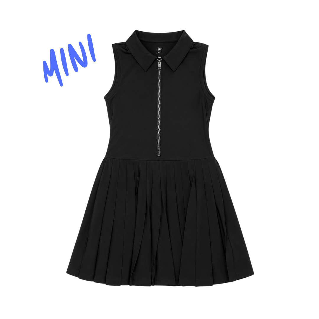 Pleated Active Polo Dress