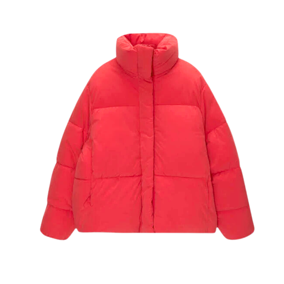 Stand Up Collar Puffer Jacket