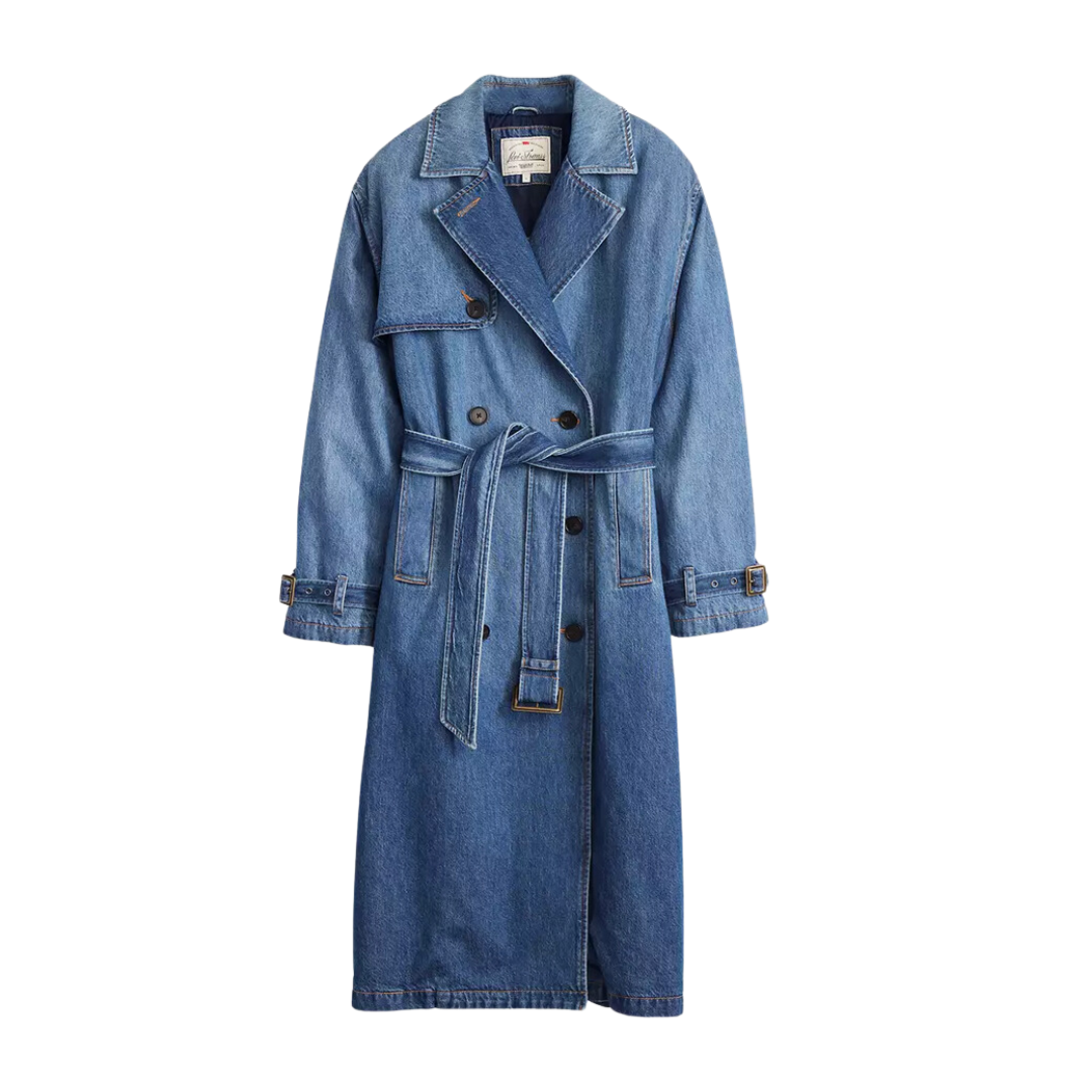 Denim Trench Coat