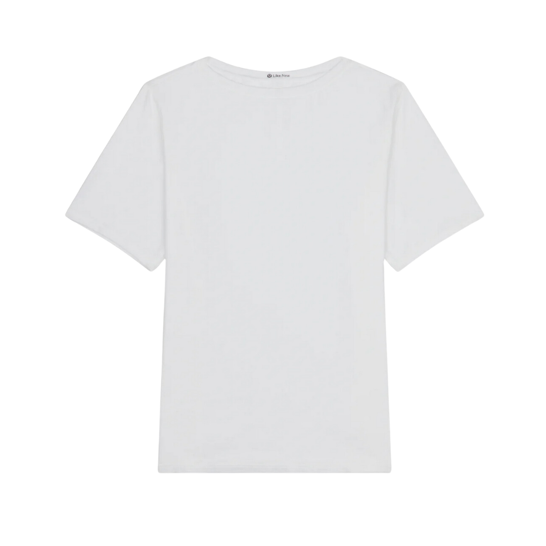 Relaxed-Fit Boatneck T-Shirt