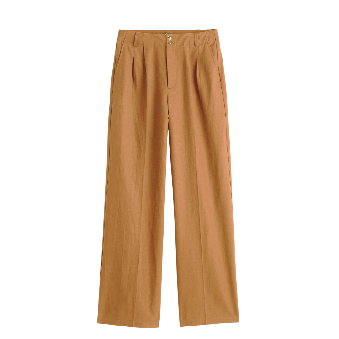 Avery Pleated Wide Leg Trousers