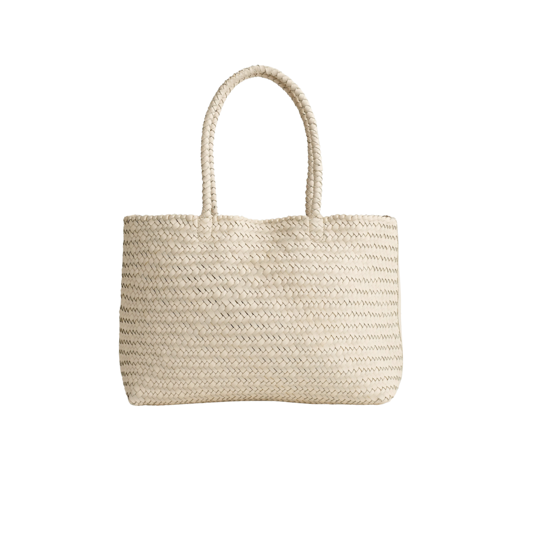 Handwoven Leather Tote