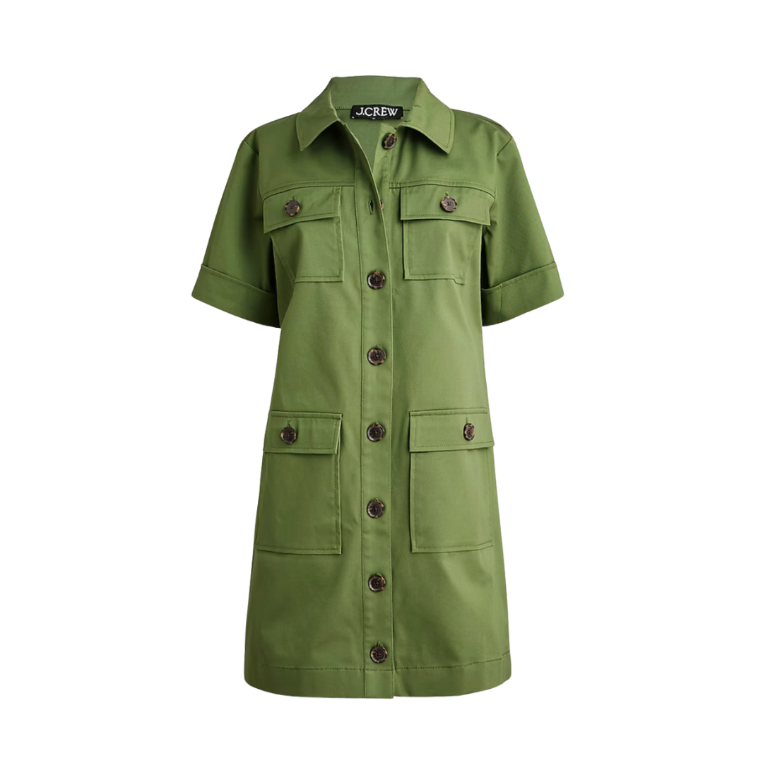 Gamine Shirtdress in stretch twill