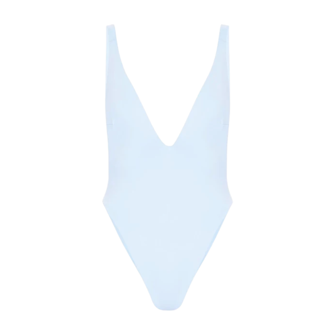 Contour V-Neck One-Piece Swimsuit