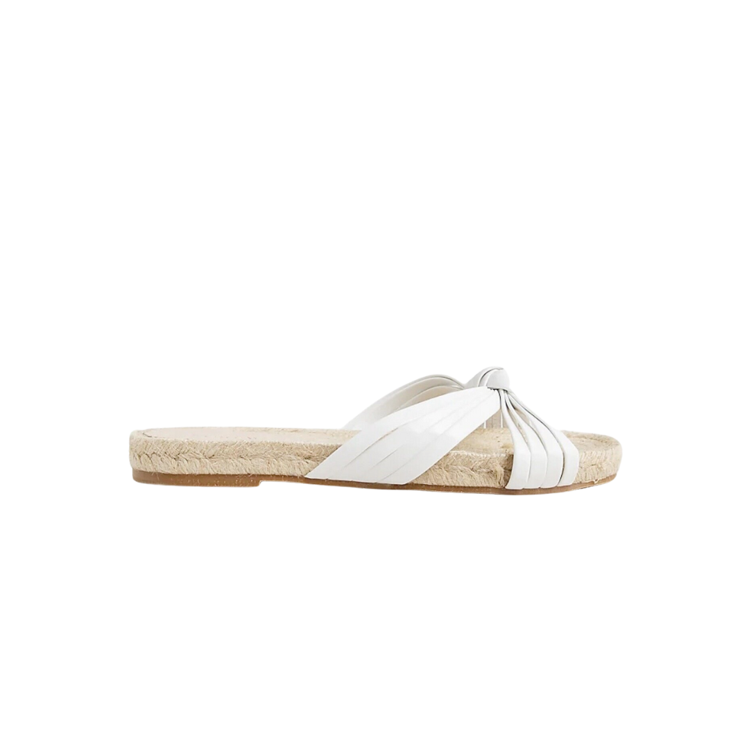 Made in Spain Knotted Espadrille Slides