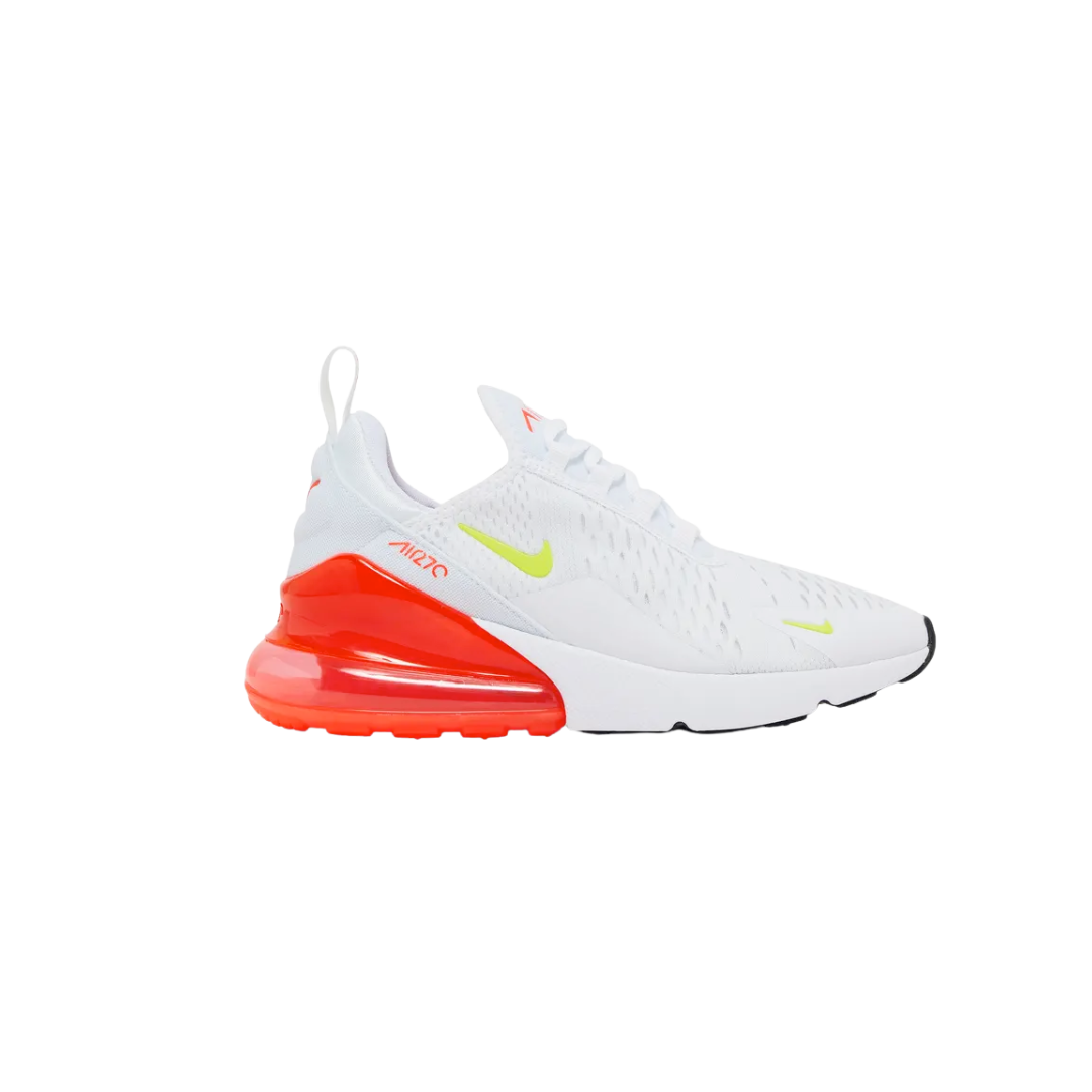 Air Max 270 White Bright Crimson Volt