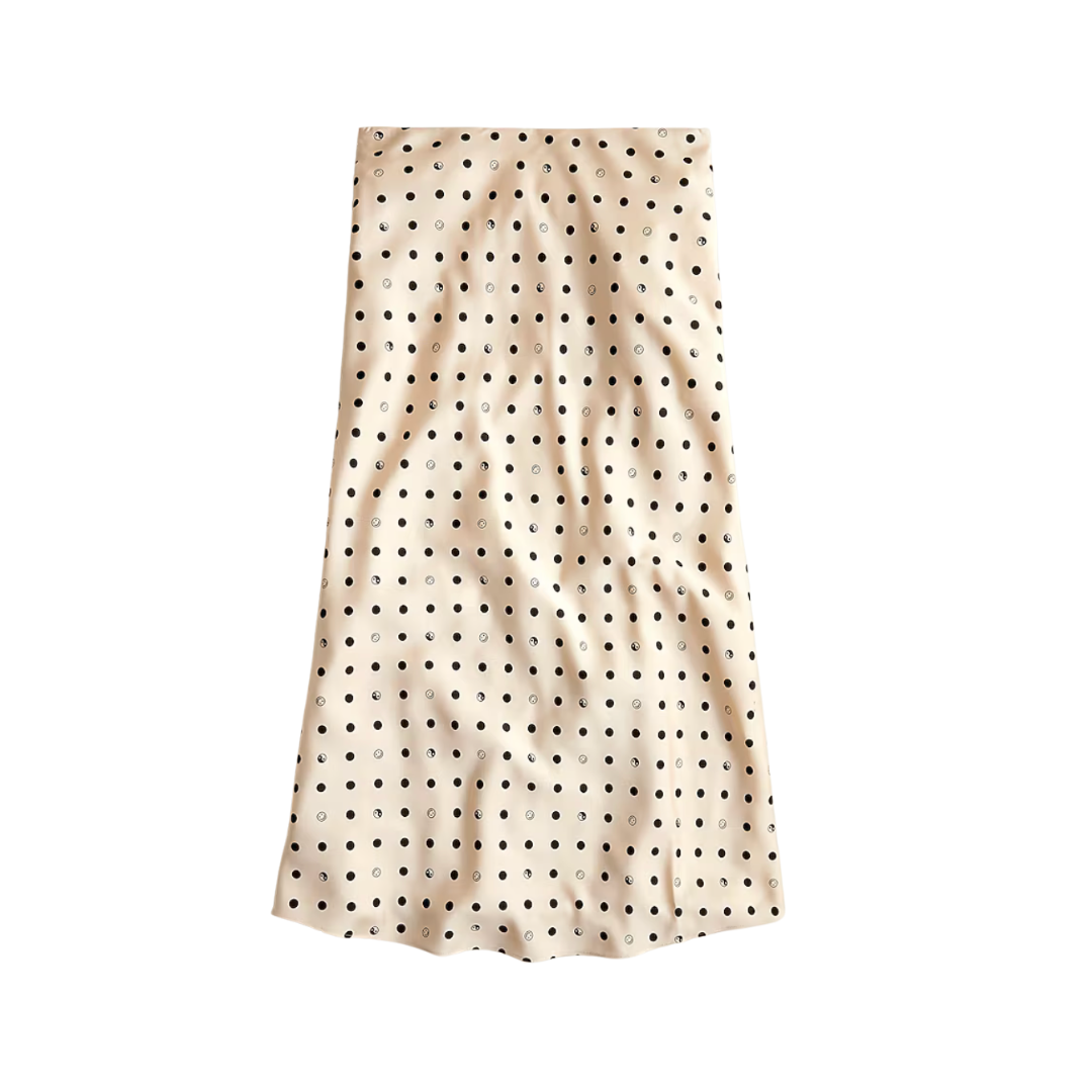 Polka Dots Midi Skirt