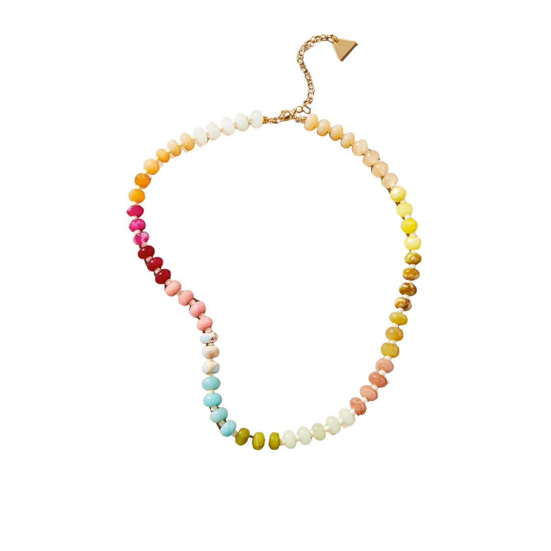 Rainbow Stone Necklace