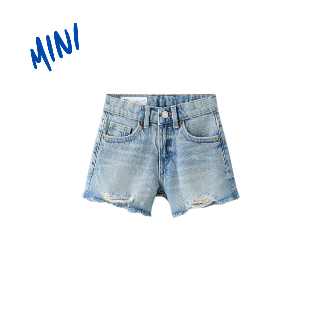 Cutt Off Denim Shorts