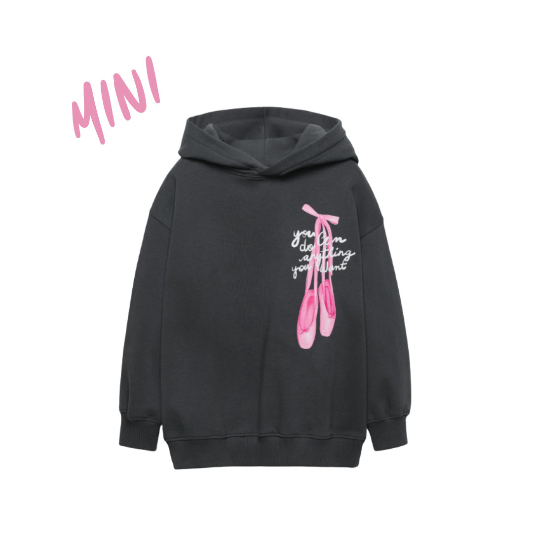 Oversized Ballet Slippers Hoodie