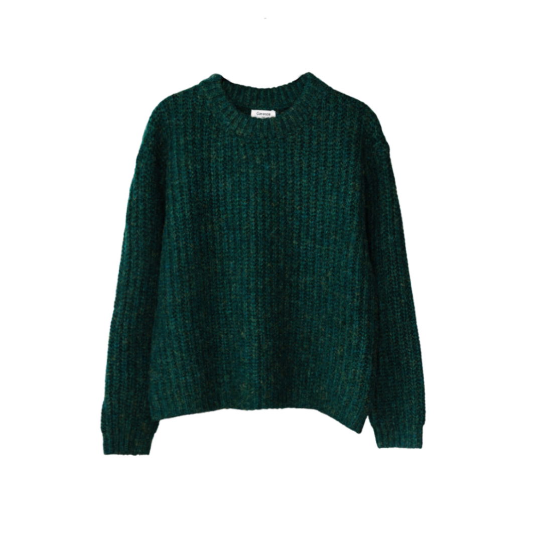 Evergreen Ribbed Sweater
