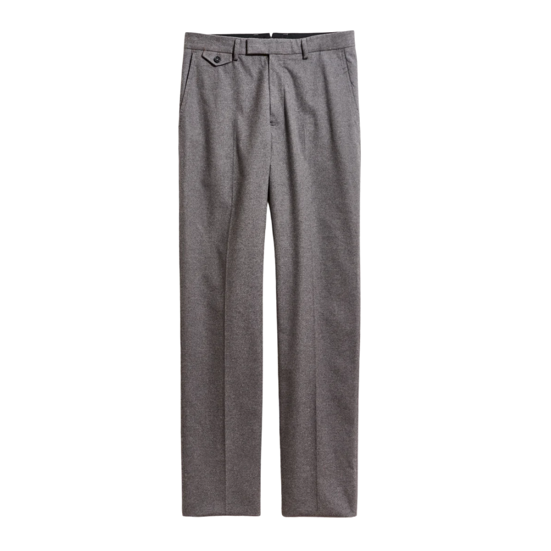 Flannel Flat Front Trouser