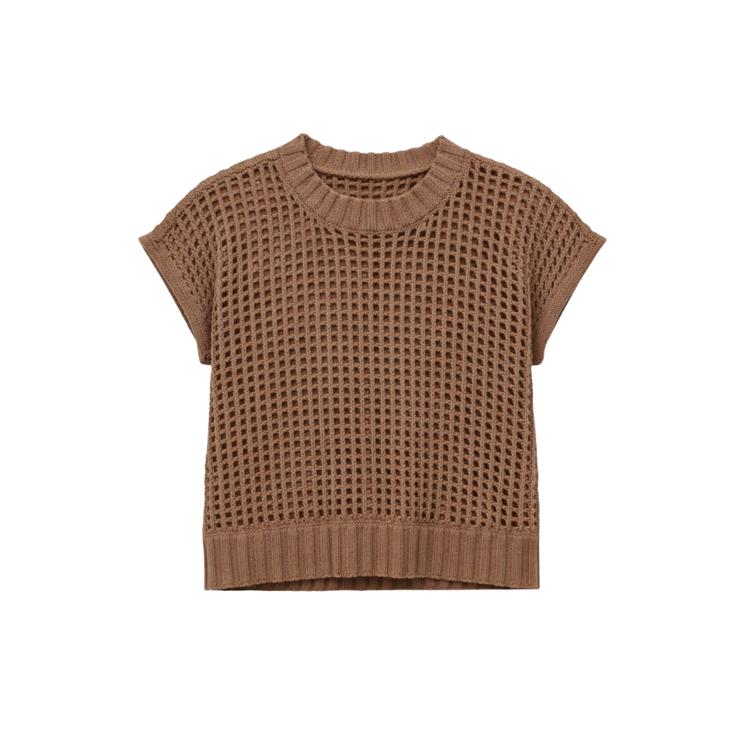 Pointelle Sweater Vest