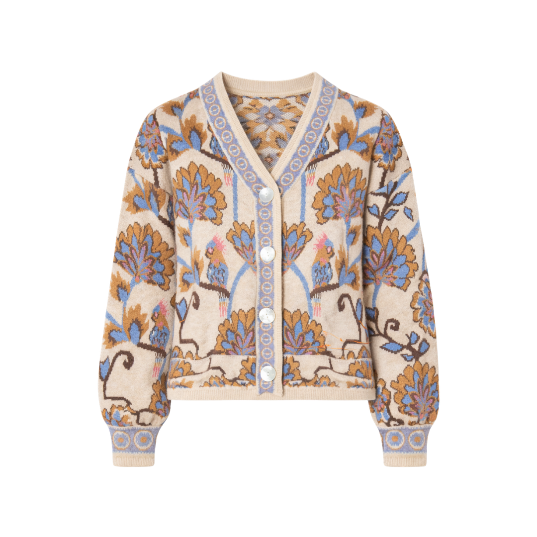 Floral Knit Cardigan