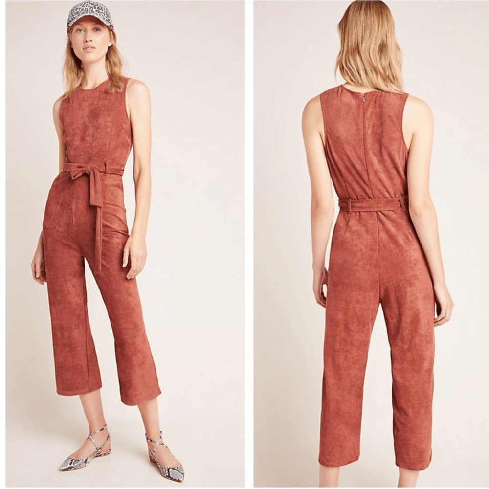 Suede Jumpsuit